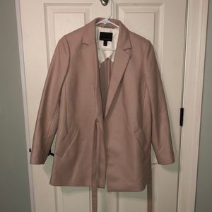 Blush Banana Republic Wrap Coat